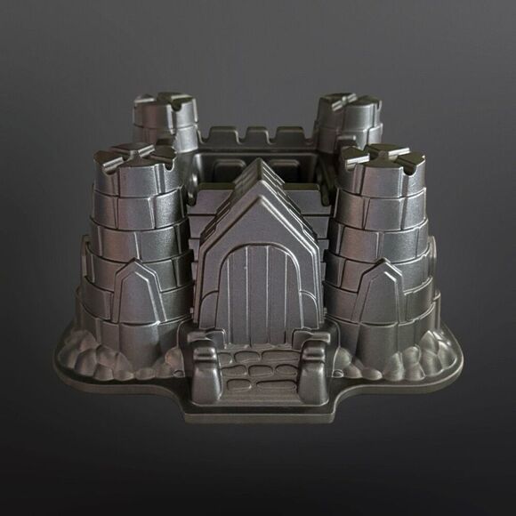 Nordic Ware Bundt Cake Pan Fairytale Cottage Silver Bundt Cake Pan 10 Cup - Picture 7 of 8